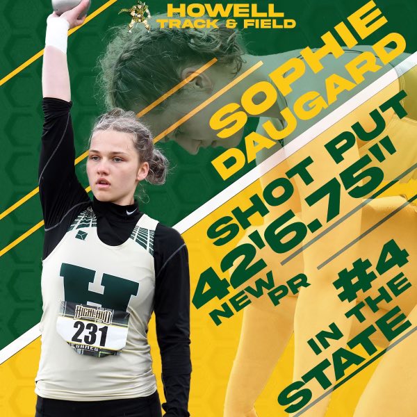 HIGHLANDERTFXC's tweet photo. SOPHIE !! 💚💛💪🏼
@Sophie83493890 
@HowellAthletics 

#oneHowell #HighlanderNation https://t.co/FC7ra71dHm