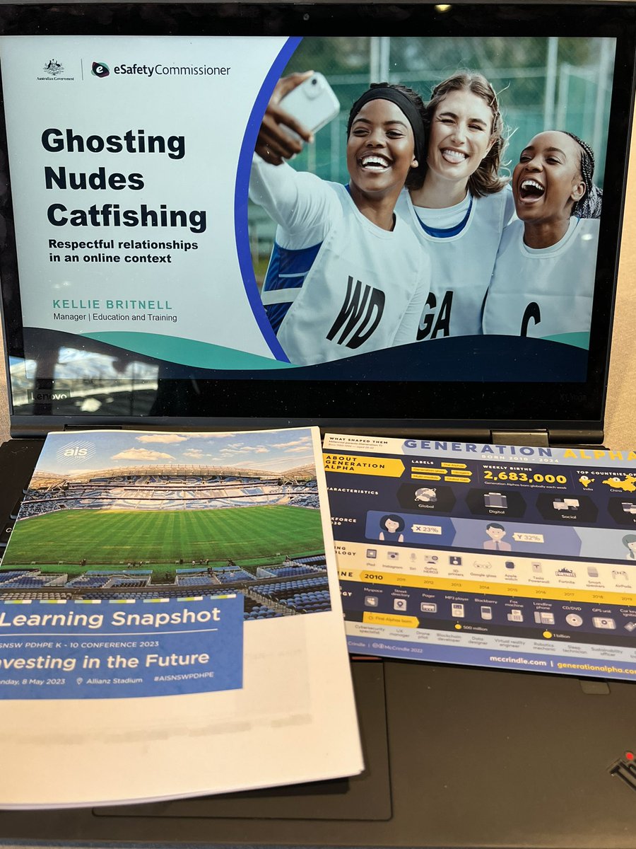 britkell1's tweet photo. Ready for the @AISNSW #PDHPE Investing in the Future Conference.@eSafetyOffice is looking forward to sharing Respectful relationships in an online context. #AISNSWPDHPE #qualityPDHPE #teachingandlearning https://t.co/KRdV31MMXt