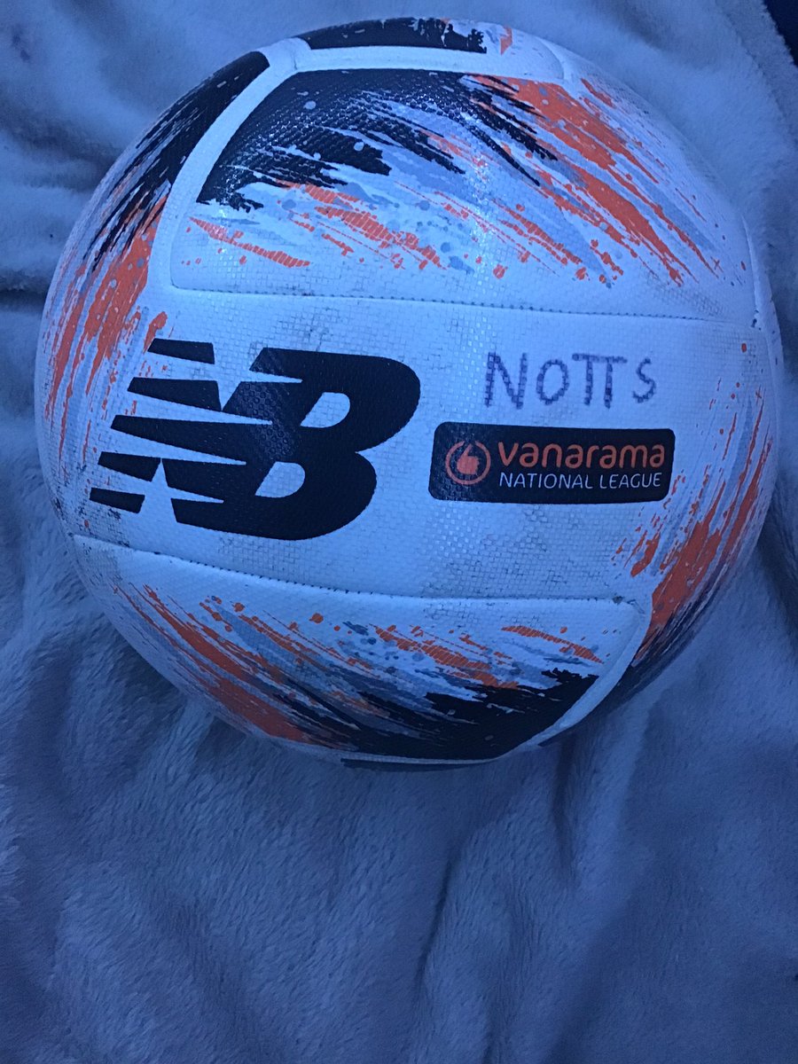 Only gone and got the official match ball from today 😉 an overall good day if ya ask me ⚫️⚪️