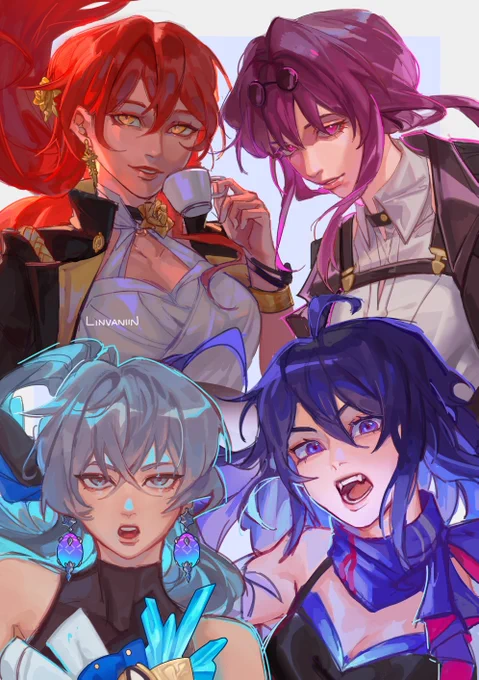 been having a lot of fun with this game so here's some doodles #HonkaiStarRail