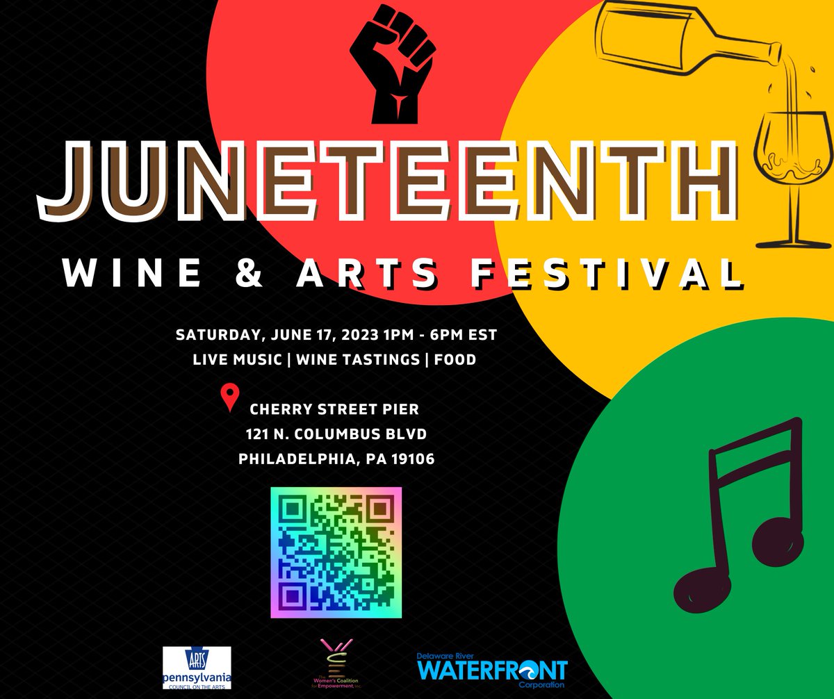 Hope to see you there on 06.17.23 #JWAF #Juneteenth Juneteenth-Wine-Art.eventbrite.com