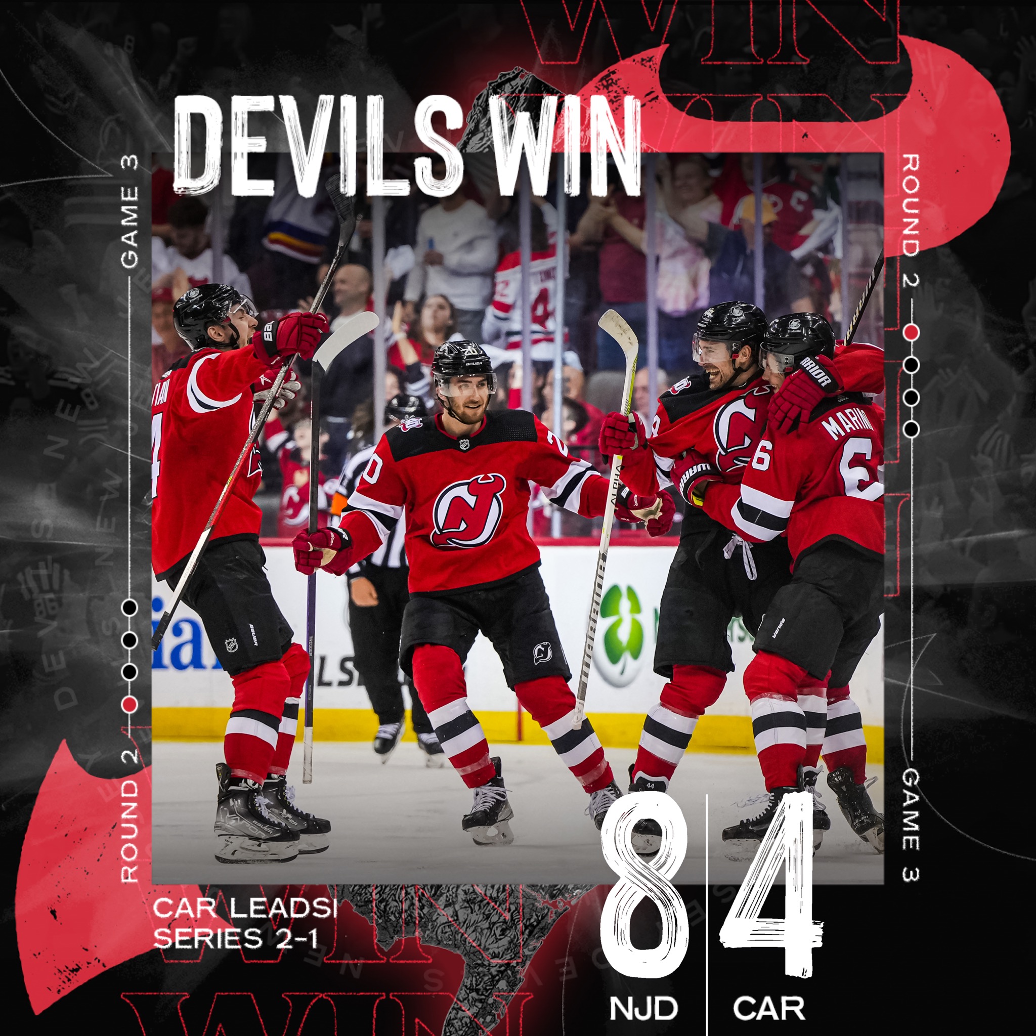 TURNER SPORTS New Jersey Devils 2023 12X12 Team Wall Calendar (23998011947)