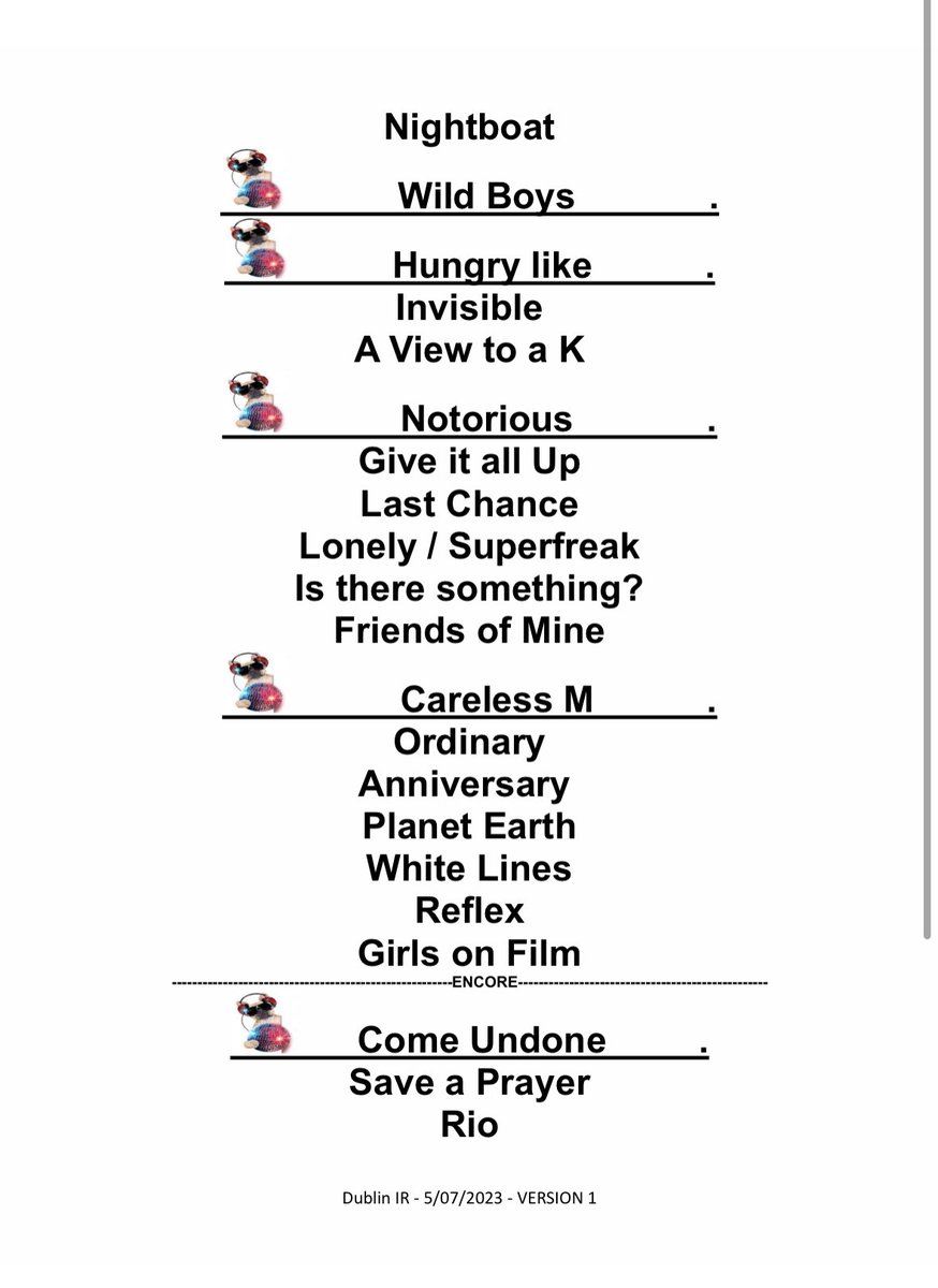 Duran Duran tweet media