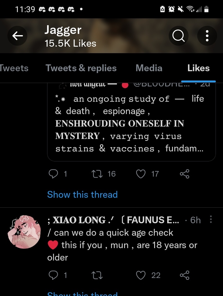 //so um yeah block @/amicitia_jagger .

for one he only interacts with female muses and is SUPER. weird with them (over licking/over touching) 

he says no lewd dispite liking lewd stuff.

he @'s people without permission and never stops till you mf block him.

+