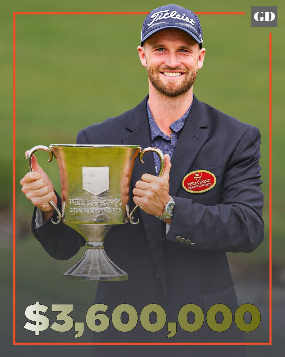 Wyndham Clark picks up his first PGA Tour victory along with a big payout at the Wells Fargo Championship. 💰

See the full prize money breakdown: glfdig.st/cHOO50OhQQt