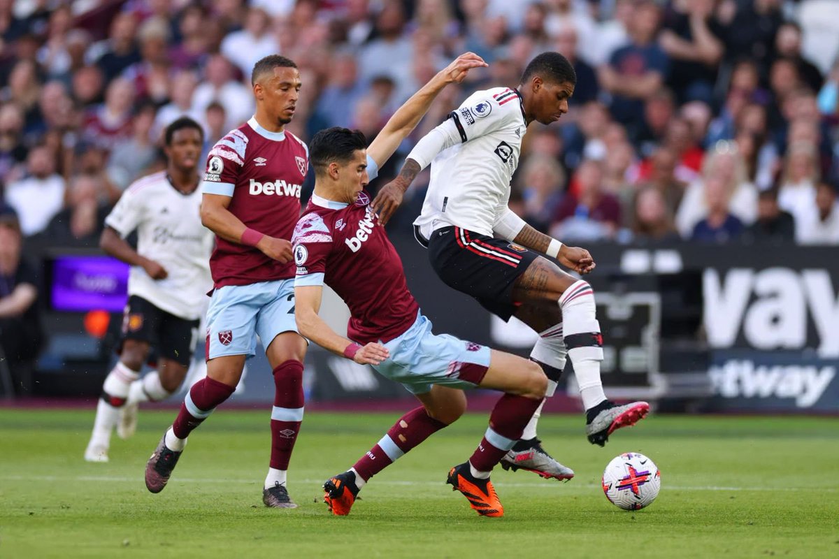 AguerdNayef's tweet image. Massive win against Man United in front of our fans 💪 
Great effort from all the lads to get the 3 pts &amp;amp; clean sheet ⚒️ 
Let’s focus on the semi finals on Thursday at home 👊 

#COYI