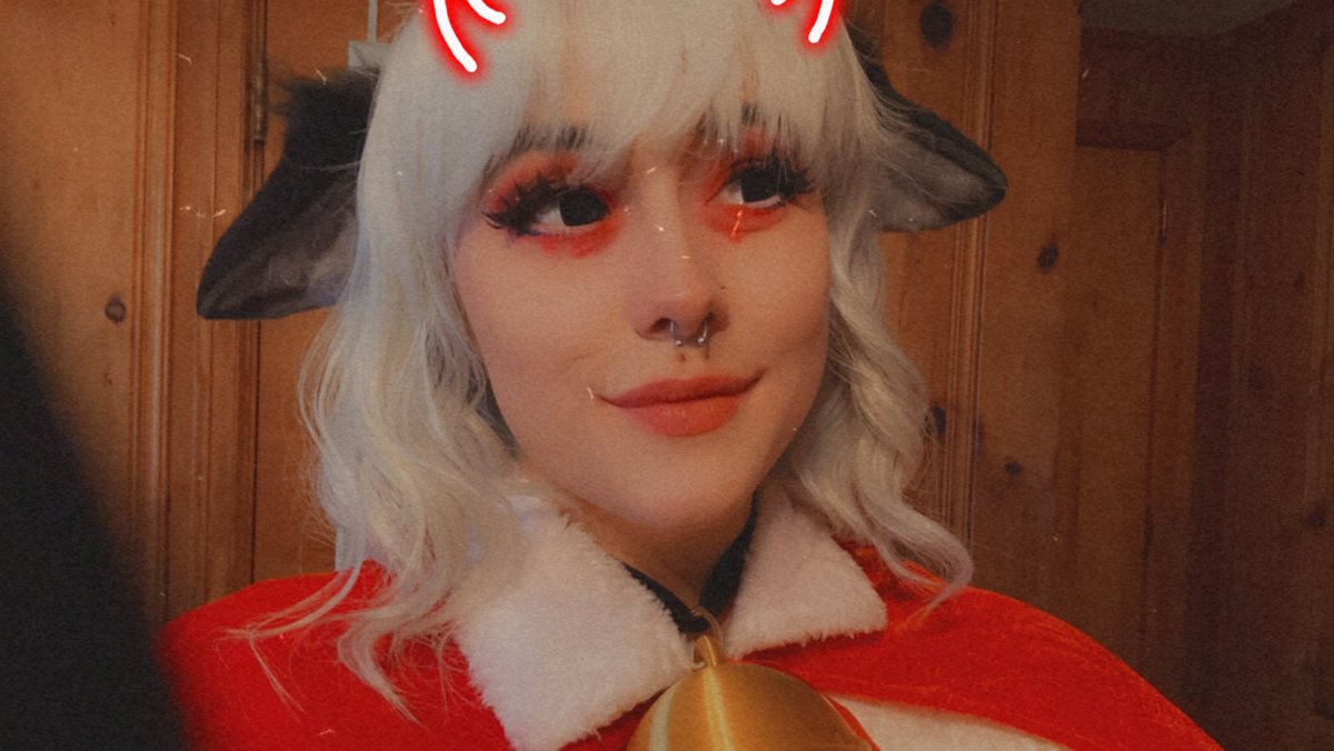 MissionStrawb's tweet photo. cosplay stream tonight at 7, playing @cultofthelamb as the Lamb🐑

https://t.co/bGcvu7s9Ij https://t.co/EnQysfkBNy