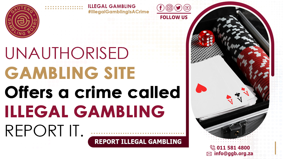 Gautenggamblin's tweet photo. #illegalgambling, #gautenggamblingboard, #gamblesafe, #illegalgamblinghurts, #winnersknowwhentostop, #gambling #WorkersMonth https://t.co/WrlFQ6gumE