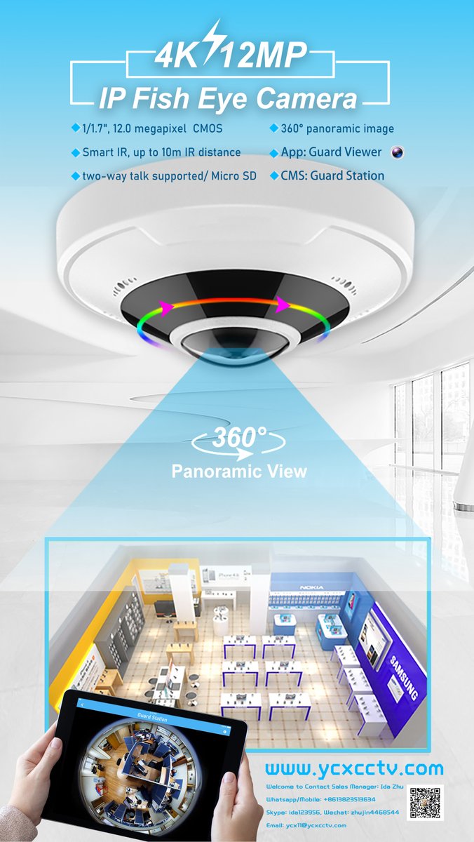 YCX_Frank's tweet photo. UNV Fisheye 360° Pan view PTZ CCTV C amera
#cctvsecucam #cctvcamera #cctv #unv #unvcamera #ptz #ptzcamera #homesecurity #cctvcamerainstallation #hikvision #Dahua #guardviewer #guardstation #protection #safety #ipcamera #networkcamera #securitycamera https://t.co/DqUJizB9EG