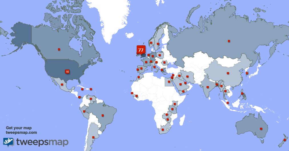 Special thank you to my 2 new followers from USA last week. tweepsmap.com/!Resist_dwp