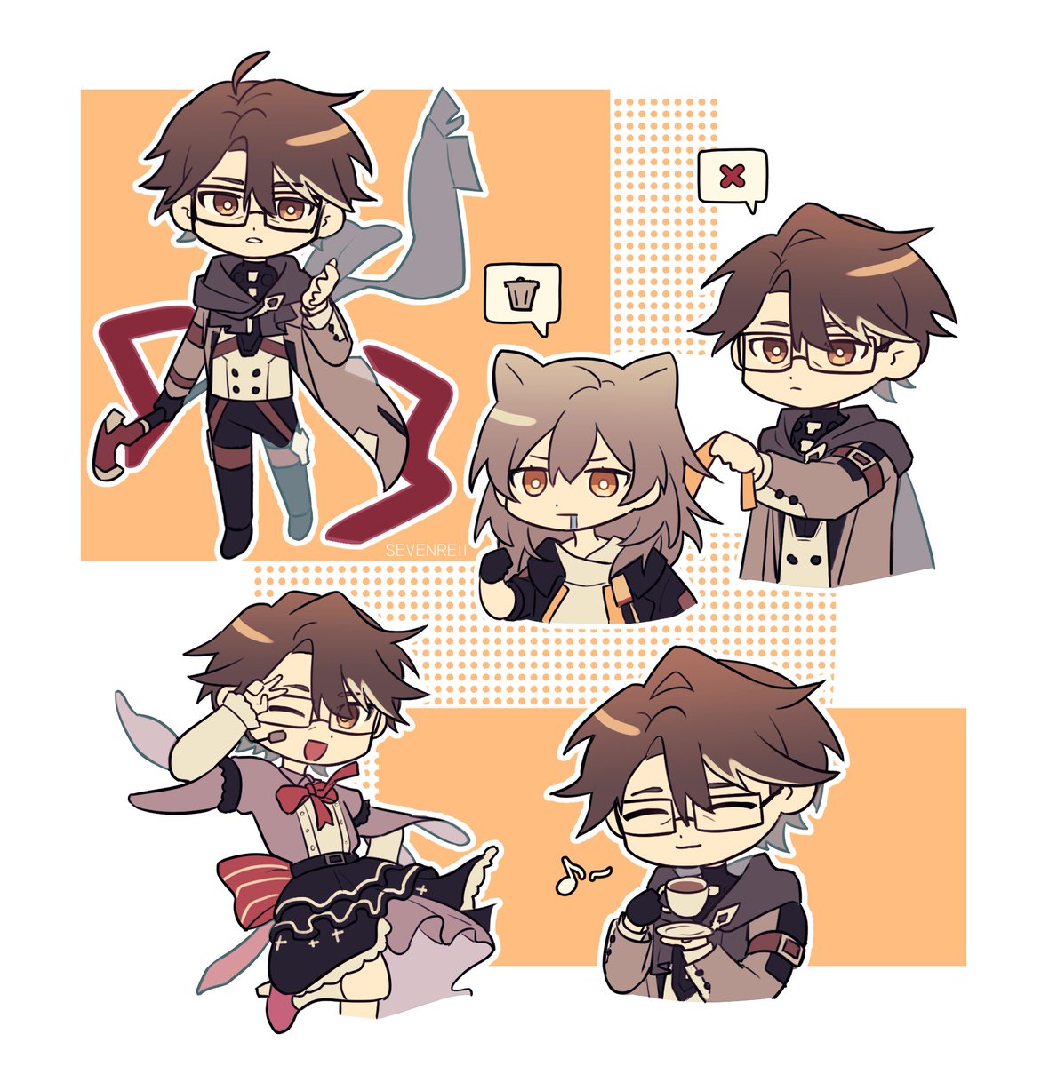 welt chibis + stelle #HonkaiStarRail