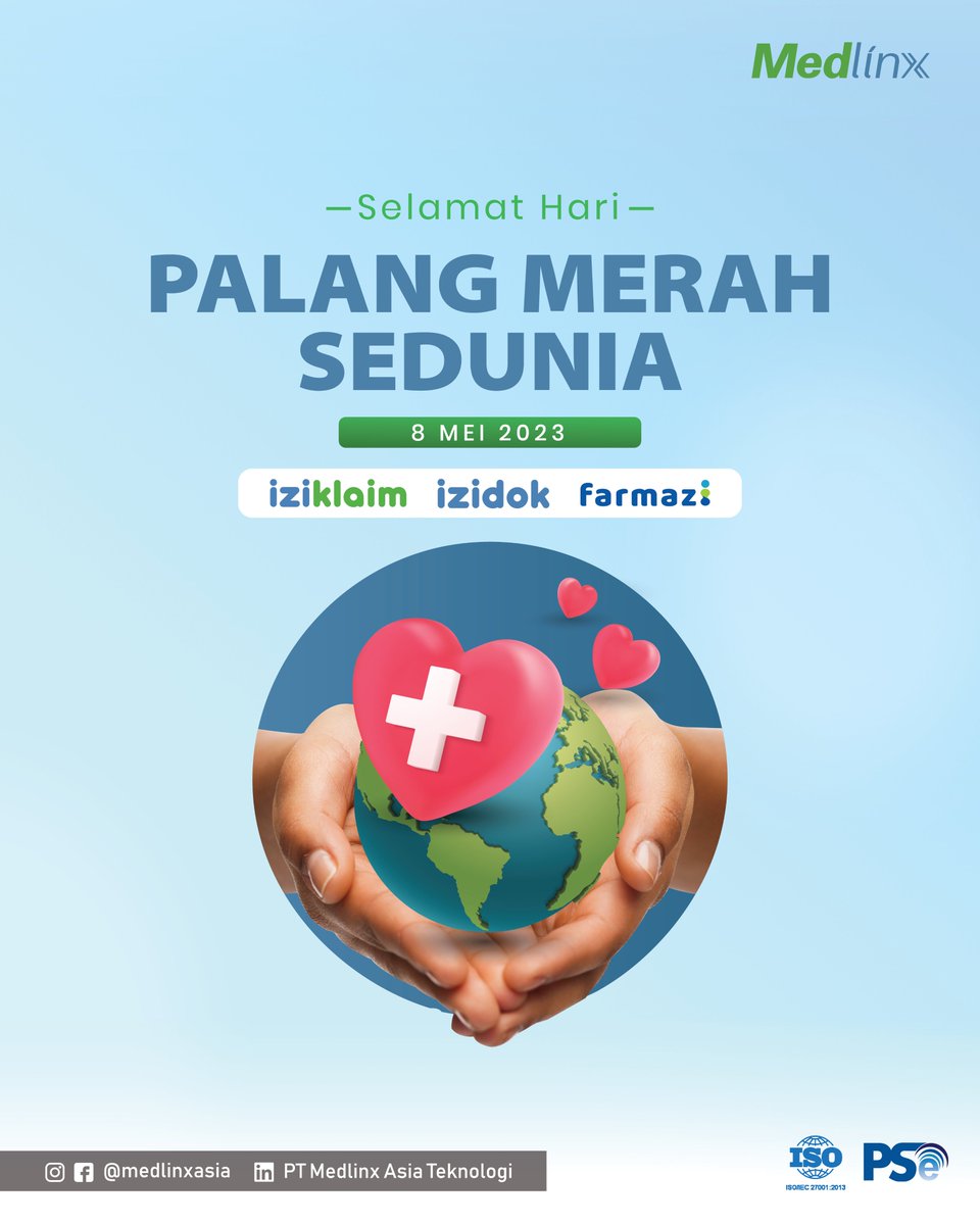 FarmaziID's tweet photo. Darah yang kamu donorkan akan bermanfaat bagi keselamatan mereka yang membutuhkan. 

Selamat Hari Palang Merah Sedunia!  

#medlinx #izidok #iziklaim #farmazi #HariPalangMerahSedunia https://t.co/bbekmo4gln