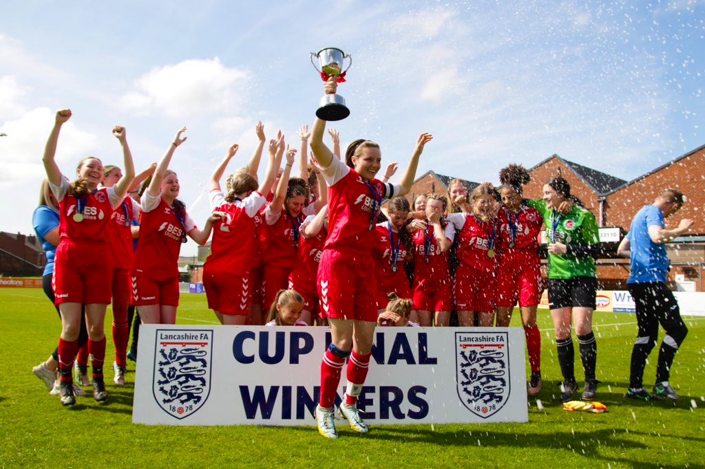 Yesterdays @LancashireFA u18s girls cup final @FleetwoodTwnJrs v @shevingtonfc girls. Full gallery ➡️ flickr.com/gp/stevenjtayl…