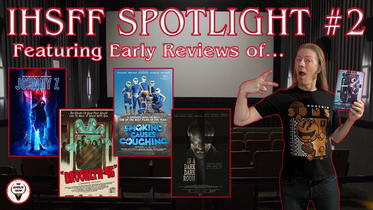 Today we present @JaimeEnFuego as he does four more early reviews of films he saw during the 2023 #PhoenixFilmFestival and #IHSFF, including #Brooklyn45 , #JohnnyZ , #InADarkDarkRoom & #SmokingCausesCoughing ! Come find out which ones are worth your time! youtu.be/FI31n2felkU