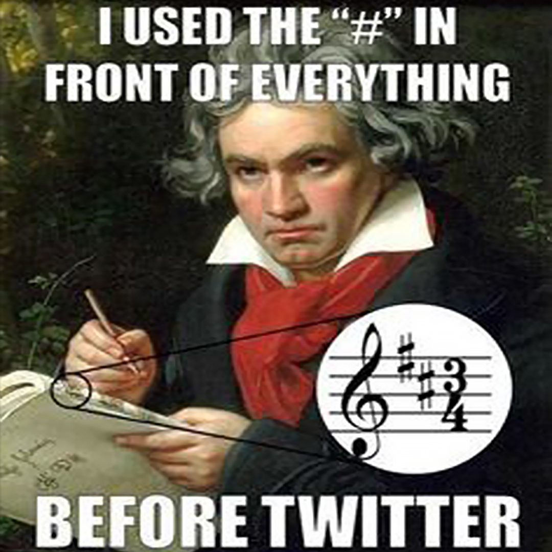nwcomputing's tweet photo. #mememonday

#hashtag #twitter #music #composer #Beethoven #musicalnotes #pound https://t.co/ZngOmvmWcF