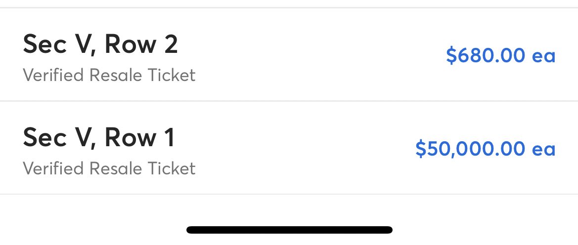 DaisyDelgado368's tweet photo. @JYPETWICE what the hell is this!??😭 50k for a resale ticket 😭 nah someone is tripping trying to sell a ticket at this price 😭 https://t.co/y2hsmL5XSK