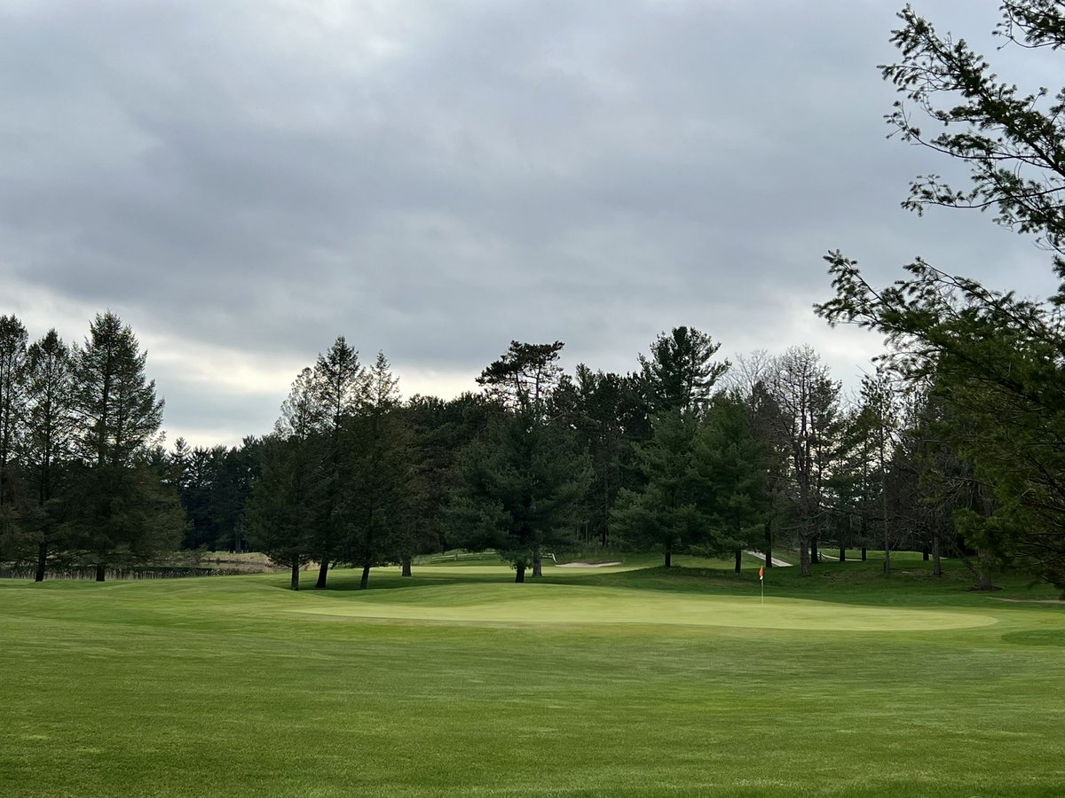pinecroftgolf's tweet photo. Maybe next week we’ll have leaves on the trees! #2green https://t.co/7xyKfutsa7