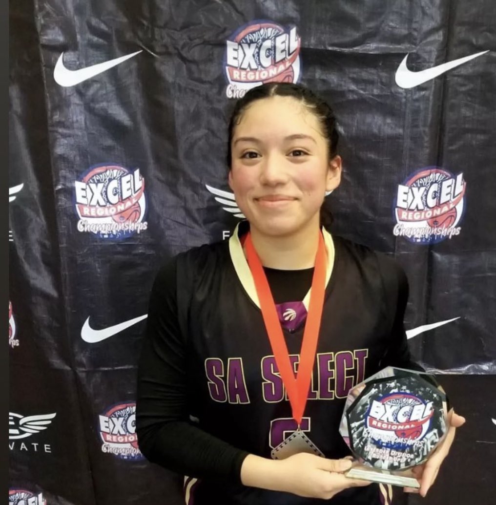 SASelectHoops's tweet photo. Congratulations to Emily for being selected the tournament MVP and @lilizepedaa for being selected to the all tournament team. https://t.co/OaQUG9uKhM