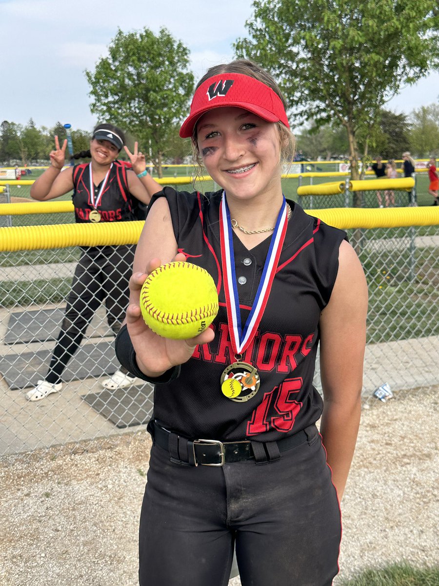 OWarriorsFP's tweet photo. Omaha Warriors - Liakos (14u) won the Blair - BYSA May Open with a fun 7-5 victory over NE Quakes - White.  Both teams played a great team.  Katelyn McClure with her first HR https://t.co/ohMxxPaaSQ