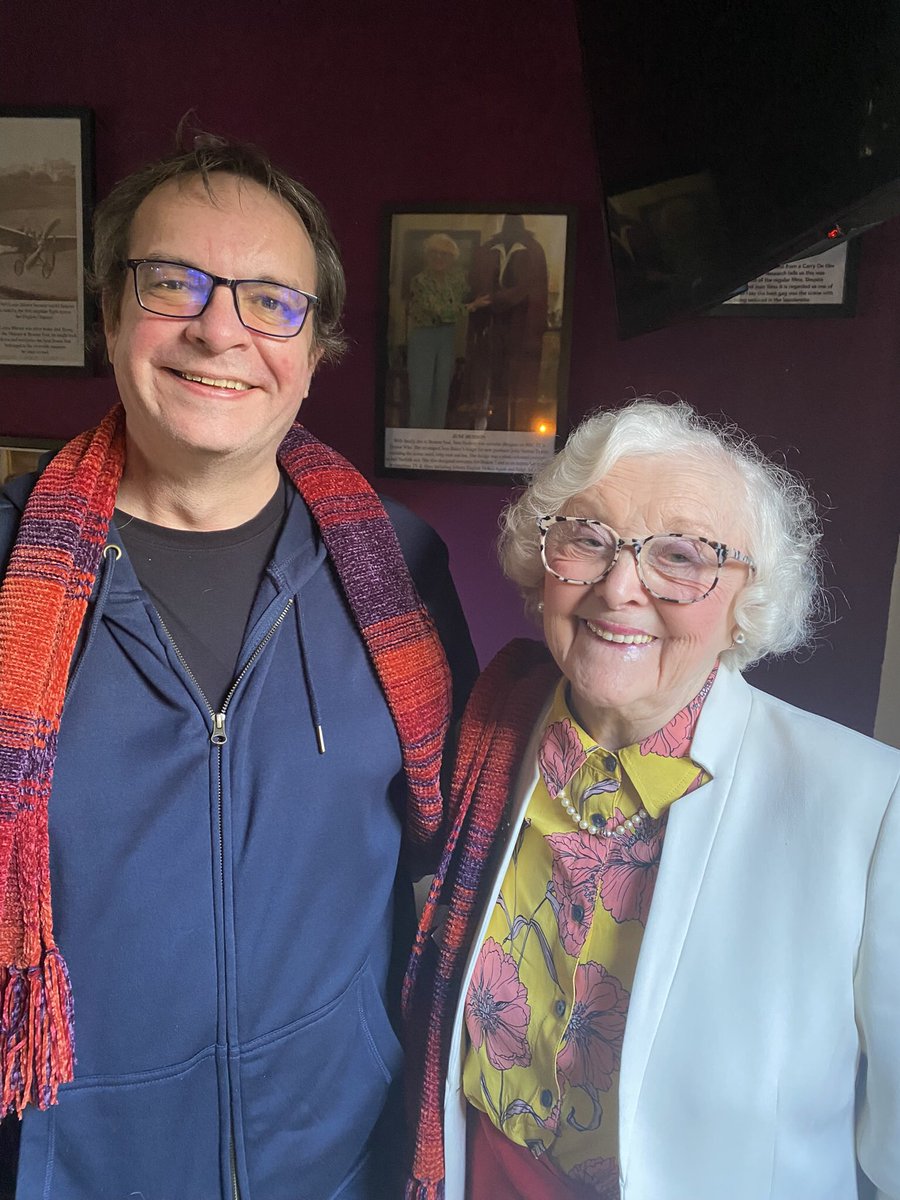 GlenAllenTV's tweet photo. Today I had the amazing #junehudson in my pub. So many stories! https://t.co/RE1AIvqHsg