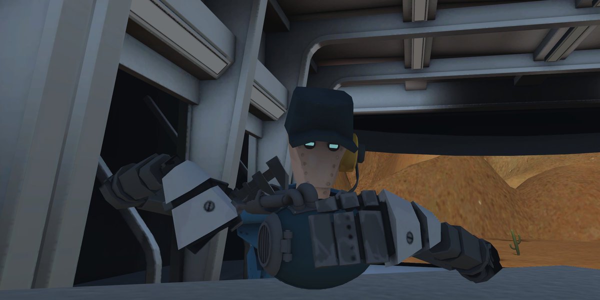 RogueScoutbot's tweet photo. "Hit the road scrap-pile let a real Bot get to work!"

-Serial designation: SB-4M
-Nickname: Spam
-Model: Scout Robot
-Job: d̶e̶m̶o̶l̶i̶t̶i̶o̶n̶ ̶e̶q̶u̶i̶p̶m̶e̶n̶t̶ ̶c̶a̶r̶r̶i̶e̶r̶ Retired

(Desc continued below)
#MVRP #tf2rp #ValveRP #OCRP https://t.co/8pOnCtJt5M