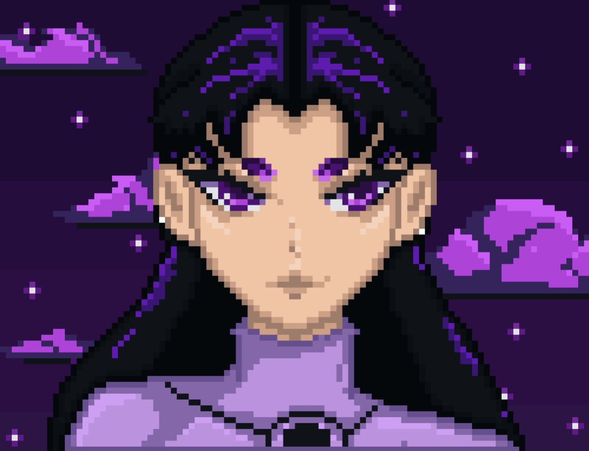 ETH3REA's tweet photo. recognize any of these characters? 

i am offering pixel art portraits for $15 or $20 with a simple background! https://t.co/eai9qGiE6D