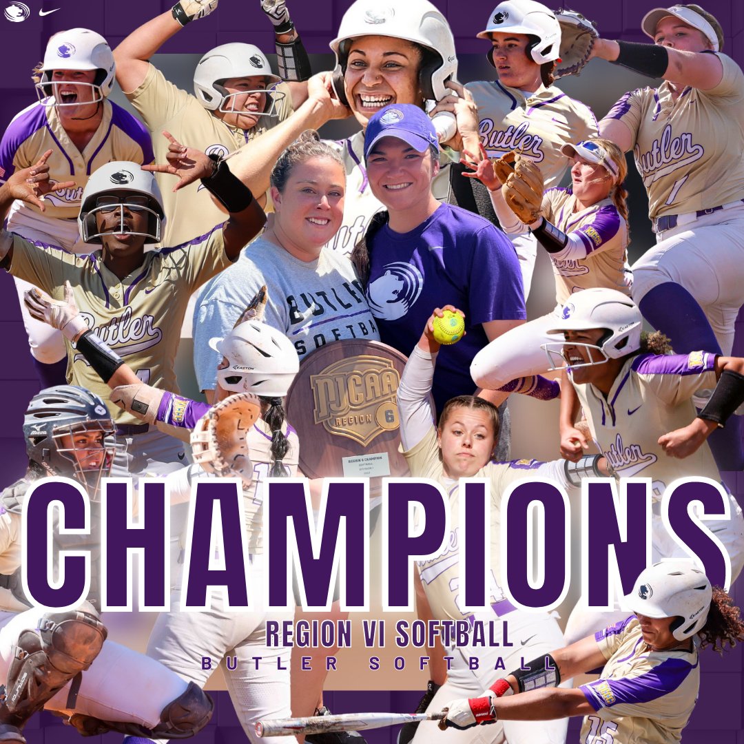 𝐑𝐄𝐆𝐈𝐎𝐍. 𝐕𝐈. 𝐂𝐇𝐀𝐌𝐏𝐒.

Does anything else need to be said? 

#RoarGrizz🐻| <a href="/BUCOSoftball/">Butler Softball</a>