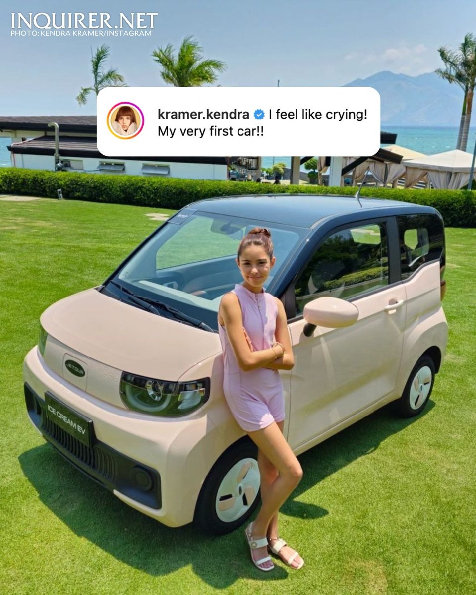 Inquirer on Twitter "KENDRA’S FIRST CAR 😍 LOOK Kendra Kramer, the 13