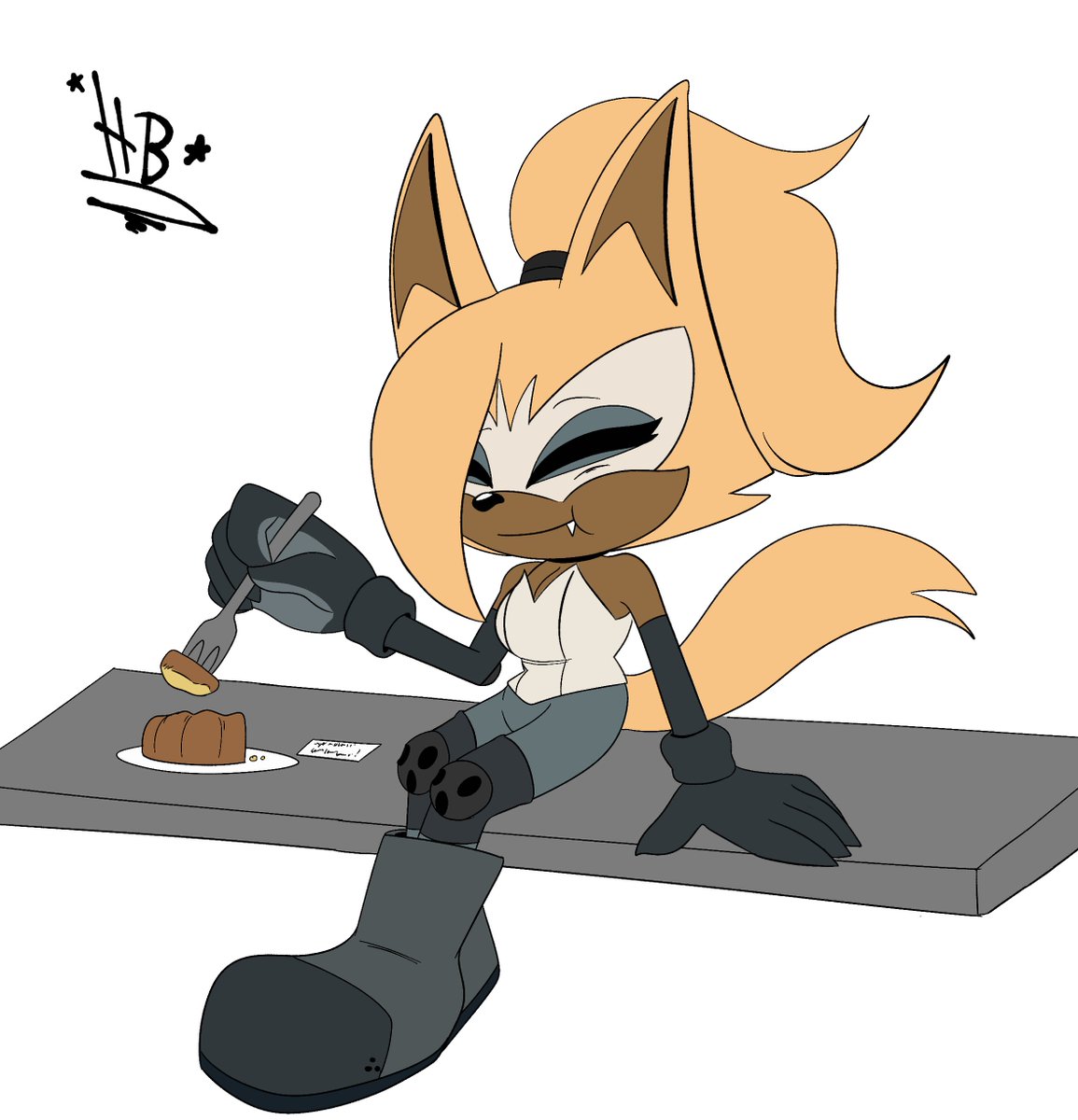 Have this little Whisper eating poundcake that someone requested before I get back on my study grind :)
.
.
.
#sonicfanart #SonicTheHedeghog #IDWsonic #WhisperTheWolf