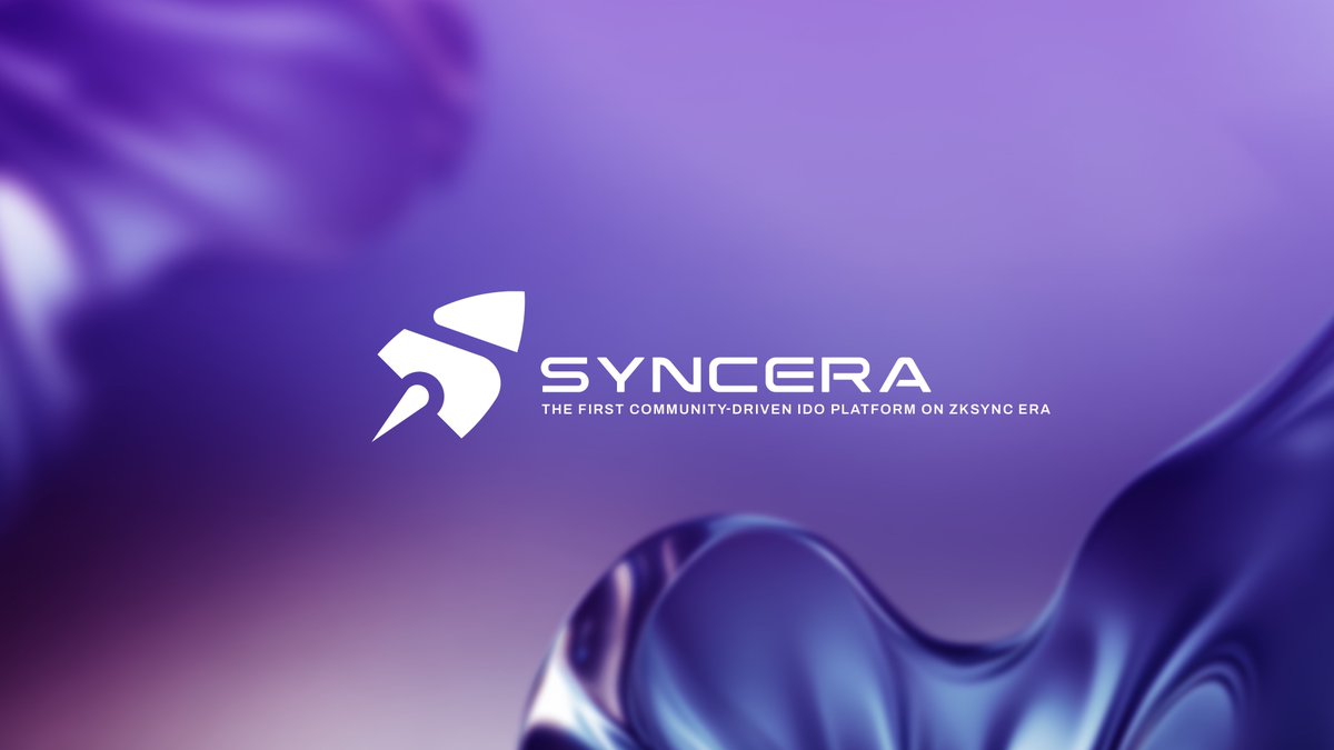 BchNft's tweet photo. What is @Syncera_io ?
#Syncera is a decentralized IDO platform providing an all-in-one solution for the expansion and adoption of the zkSync ecosystem. https://t.co/uYI7vZp12e