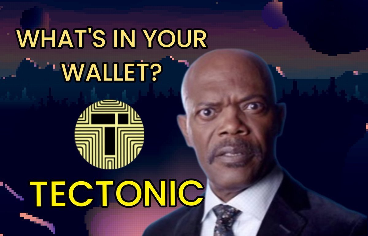 What's in your wallet? @TectonicFi $TONIC #crofam #Tectonians