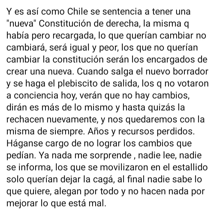 Javohg's tweet photo. #ChileElige #NuevaConstitucion #decidechile https://t.co/jaFmsvmyOu