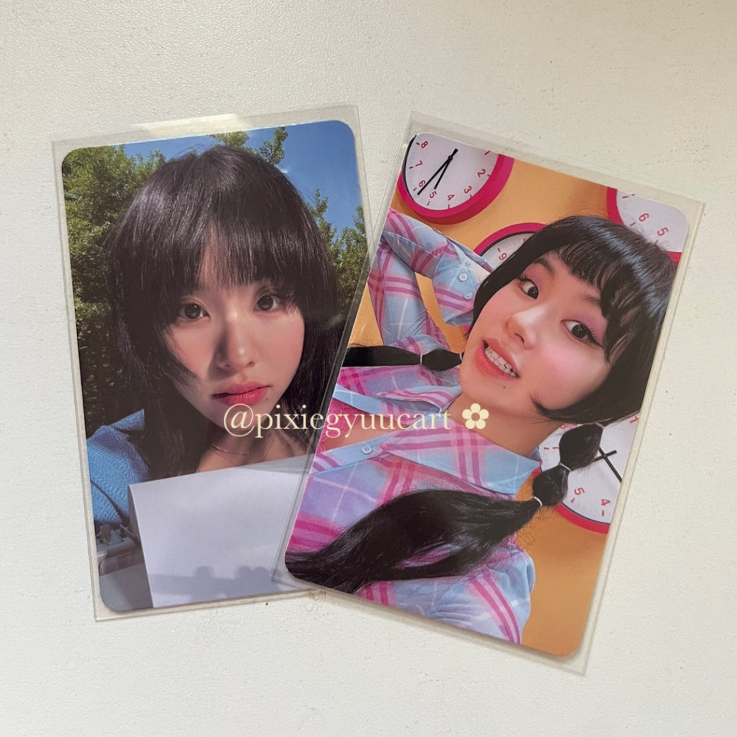 tyuniegyuu's tweet photo. κ° wts lfb twice pc ph help rt β‘Μ κ±
π chaeyoung between 1&2
π Php 230 set price
π onhand
π payo
π loc: cebu
π·: twice photocard b1&2 chae tulala #pixiegyuusells https://t.co/PYCObn7thy