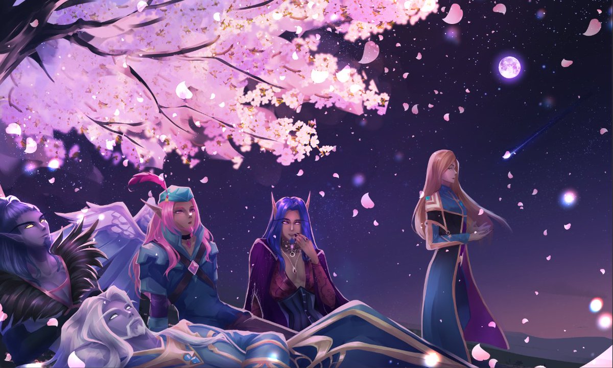 Such a wonderful piece which feature myself, <a href="/TristAyran/">Trist'Ayran Ambrosio Autumnrayne</a> , @Konietzkou , <a href="/StarmanAnzhin/">'Starman' Anzhin Edralan</a> , and <a href="/Talthorn2/">Talthorn</a> 

(Art by Odeyalko on YCH.Commishes- commissioned by <a href="/TristAyran/">Trist'Ayran Ambrosio Autumnrayne</a> )