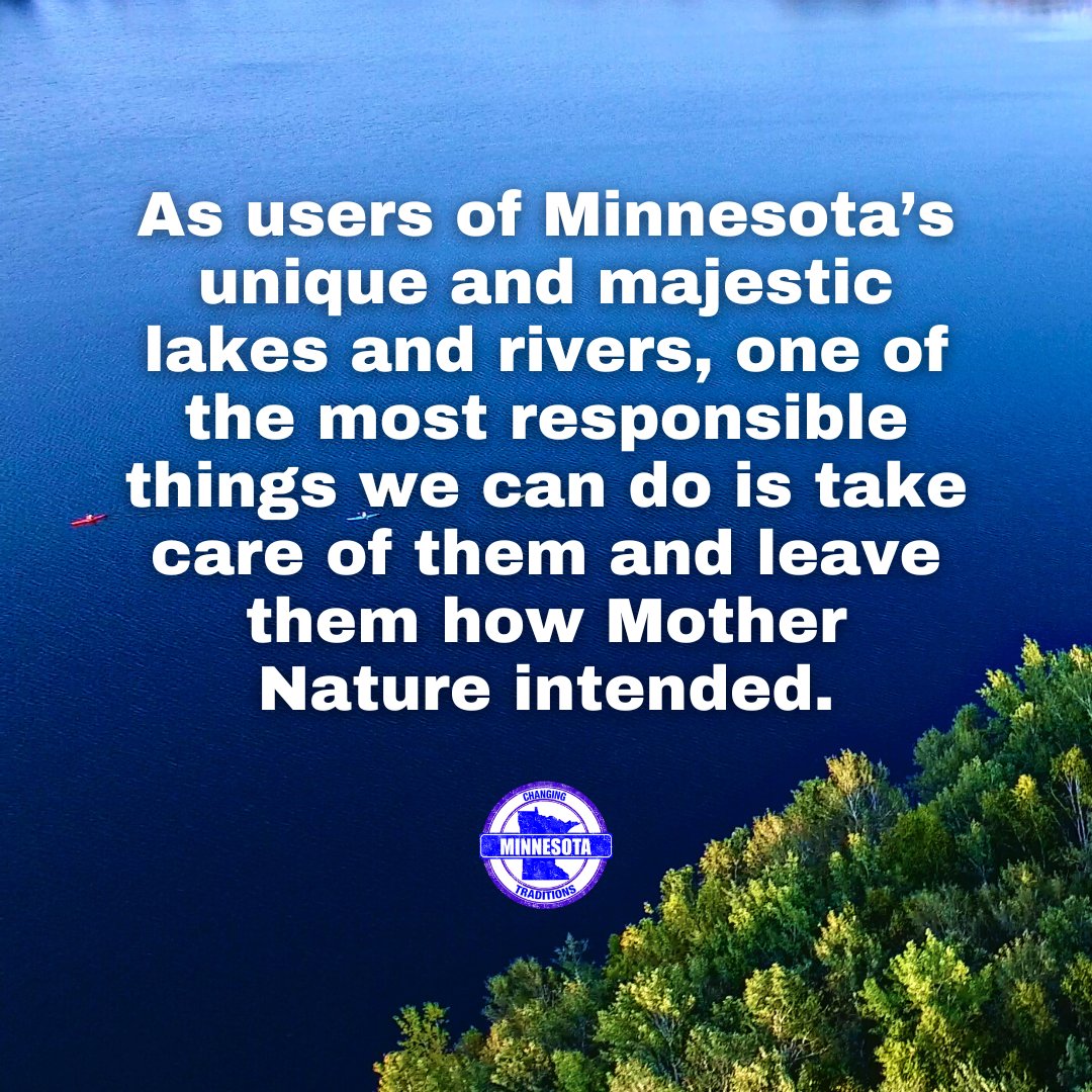 We believe one of the most important Minnesota Traditions is taking care of our water. #MNTraditions #AISawareness