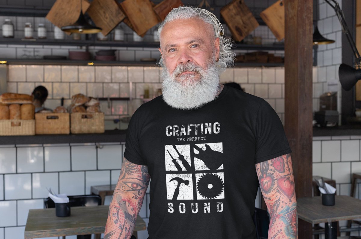 Crafting the perfect sound, one chisel and saw blade at a time 🔨🎸 

Our new tee is a must-have for any luthier or guitar builder out there! Get your hands on one now and take your craftsmanship to the next level! 

#LuthierLife #GuitarBuilding #Woodworking