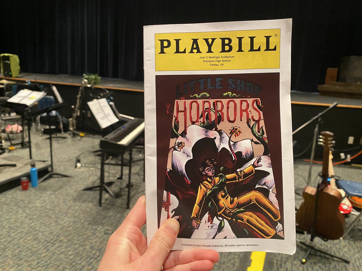 Woodson students are “killing” it in Little Shop of Horrors!! Sooo good!