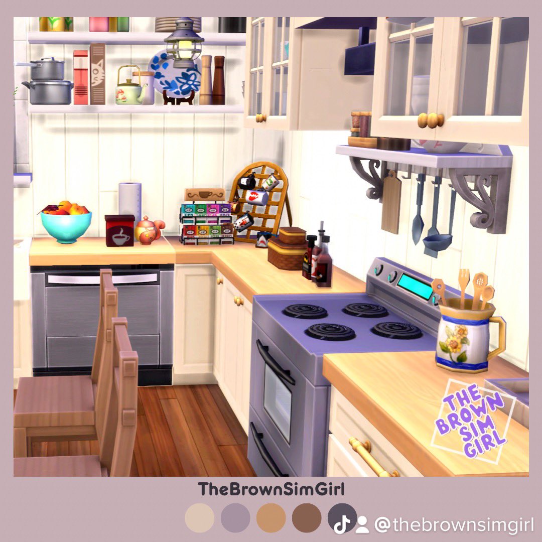 TheBrownSimGirl's tweet photo. Cute cottage core kitchen @TheSims @TheSimmersSquad @simsfederation https://t.co/h8cENow7yl