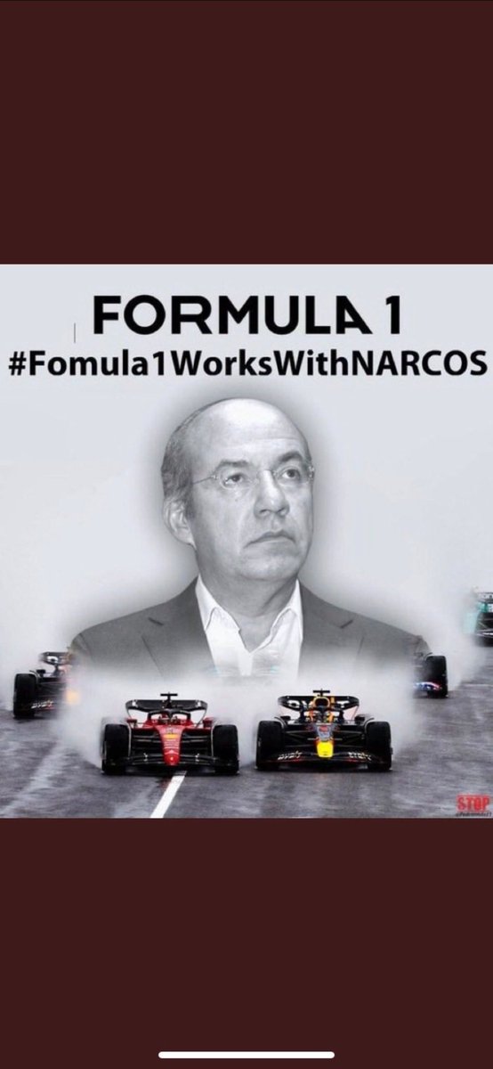 GuillermoVegaG5's tweet image. #Formula1WorksWithNarcos
Hasta cuando la formula 1 tomará cartas en el asunto