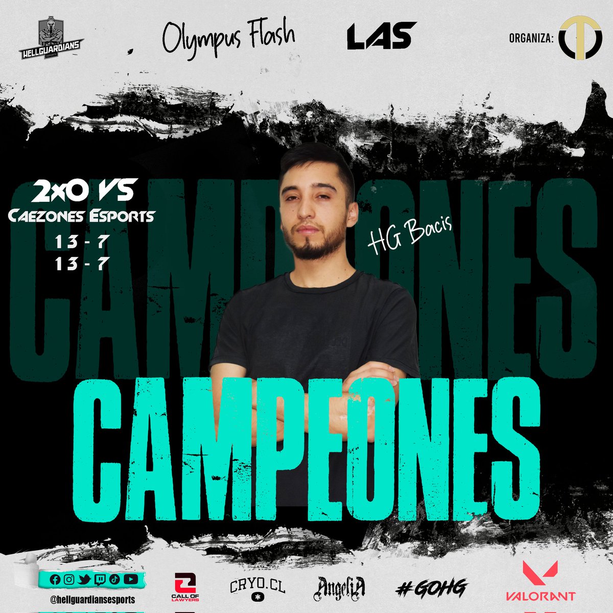 Nuestros representantes de #VALORANT se consagran campeones del evento flash <a href="/OlympusTorneos/">Olympus Torneos</a> LAS 🥳.

¡Muchas felicidades!.

HG Keke
HG NaPoM
HG Rmpage
HG Infierno
HG NiteRs
HG SBK

HG Bacis

<a href="/CallOfLawyers/">Call of Lawyers</a> 
<a href="/Cryo/">⏏️🏴‍☠️☀️🏄‍♂️ AS SEEN ON BSKYTV</a>.cl (Instagram)