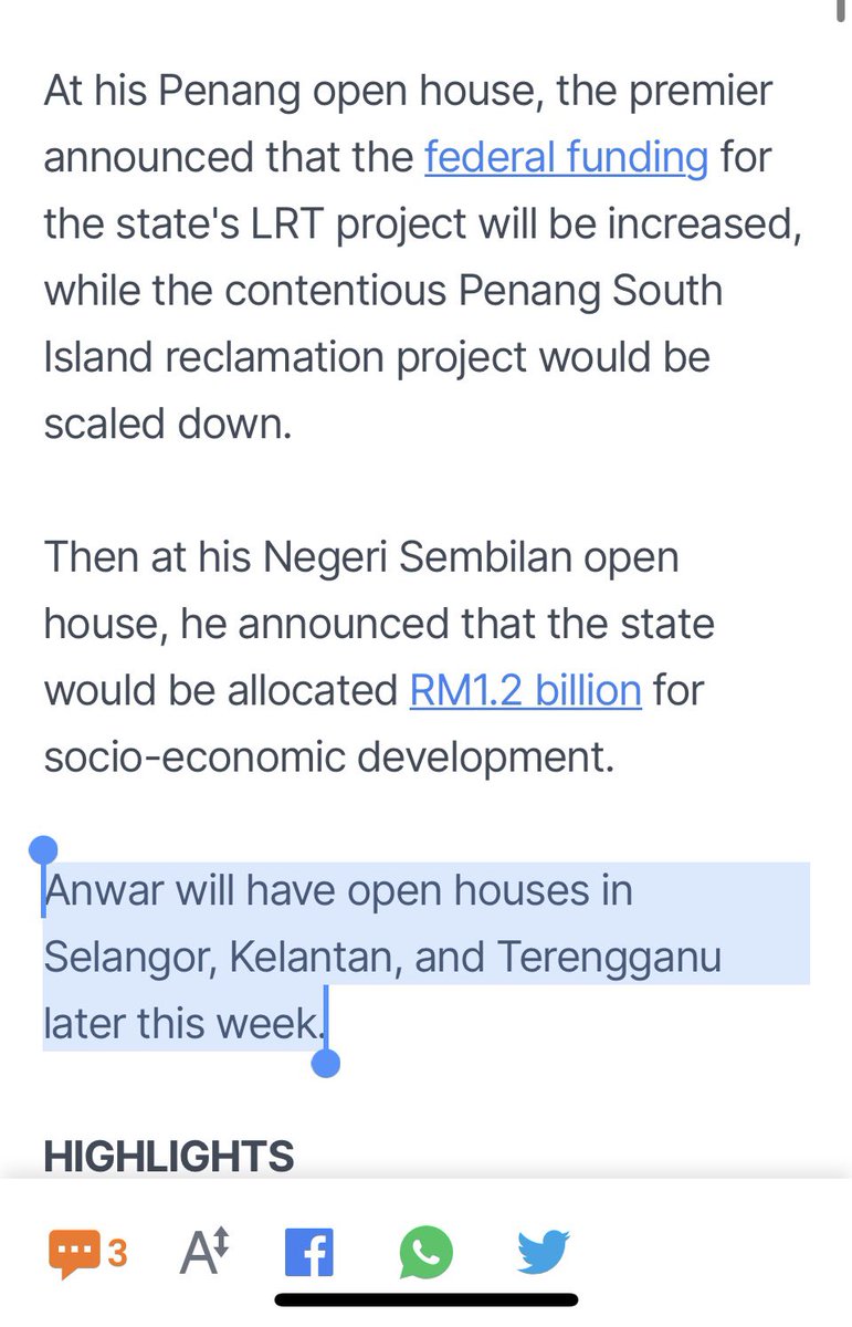 Hari Raya Holidays dah over 2 weeks ago!
Anwar is still busy with “Official Open House” this week!
Let’s be honest here: Anwar is using Rakyat’s money Campaigning for PRU!
😤👎
Setting very Bad Precedent!