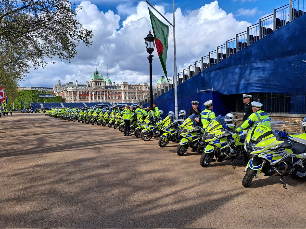 DerbysRPUBikers's tweet image. Well....  What have we been doing over the last week.
It's been an absolute honour to have been down in the @metpoliceuk area assisting with #vipex duties for the Dignatories attending the #Coronation.
It's been brilliant all round &amp;amp; can't wait for the chance to return
#opsbikes
