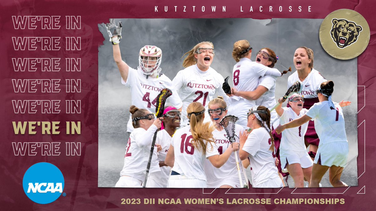 WE’RE IN! 💃 With the #2 seed in the Mid-Atlantic region we will take on #3 seed East Stroudsburg on Friday. 

#WinTheMinute
#GoBears🐻