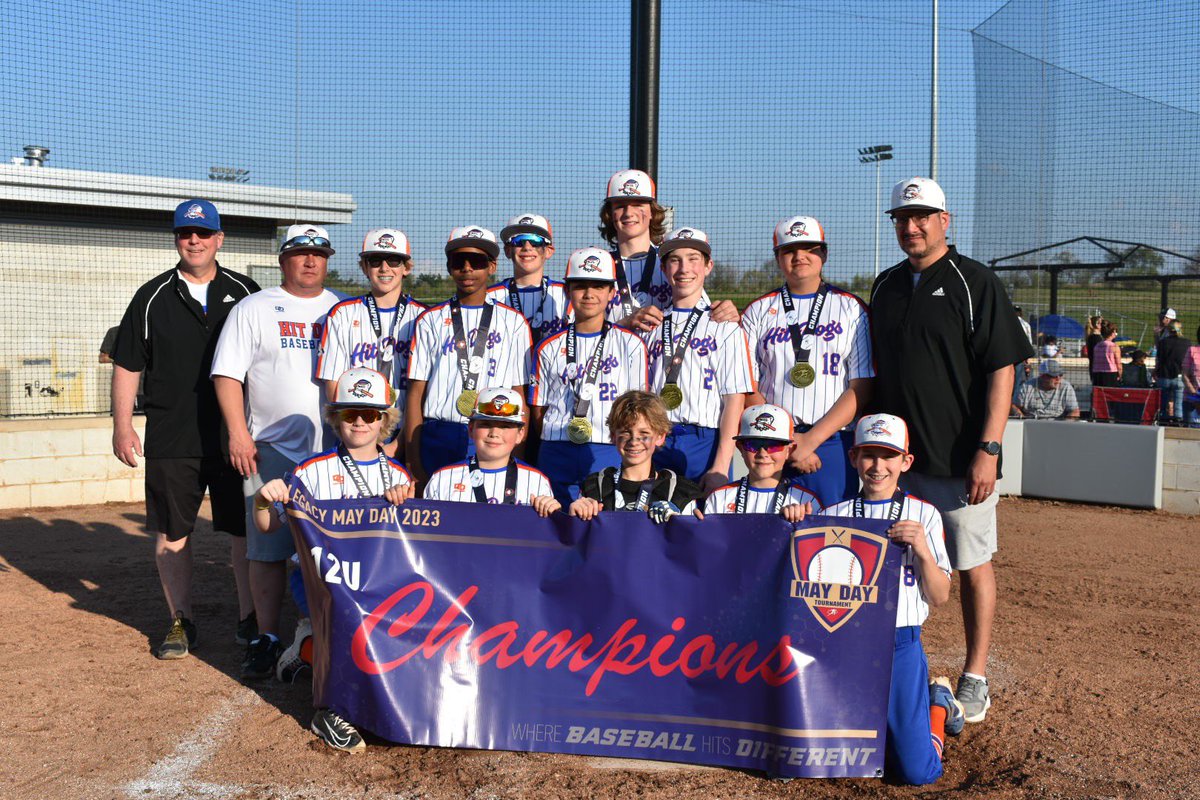 Katie Baker (@baker_katie_) on Twitter photo Congratulations to the Motor City Hit Dogs 12U- Justice team on winning the Legacy May Day Championship! @bluejaysjustice <a href="/playatthecage/">Play at the Cage (Home of the Motor City Hit Dogs)</a> <a href="/official_hitdog/">OfficialHitDogs</a> #motorcityhitdogs Congratulations to the Motor City Hit Dogs 12U- Justice team on winning the Legacy May Day Championship! @bluejaysjustice <a href="/playatthecage/">Play at the Cage (Home of the Motor City Hit Dogs)</a> <a href="/official_hitdog/">OfficialHitDogs</a> #motorcityhitdogs