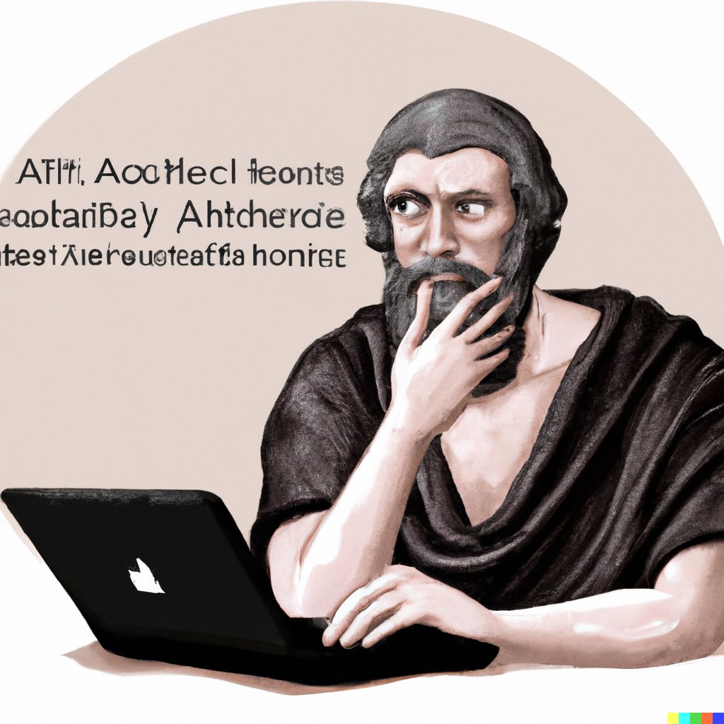 #blogged #philosophy #ai

Aristotle Wouldn't Think ChatGPT is Intelligent 

blog.raph.ws/2023/05/aristo…