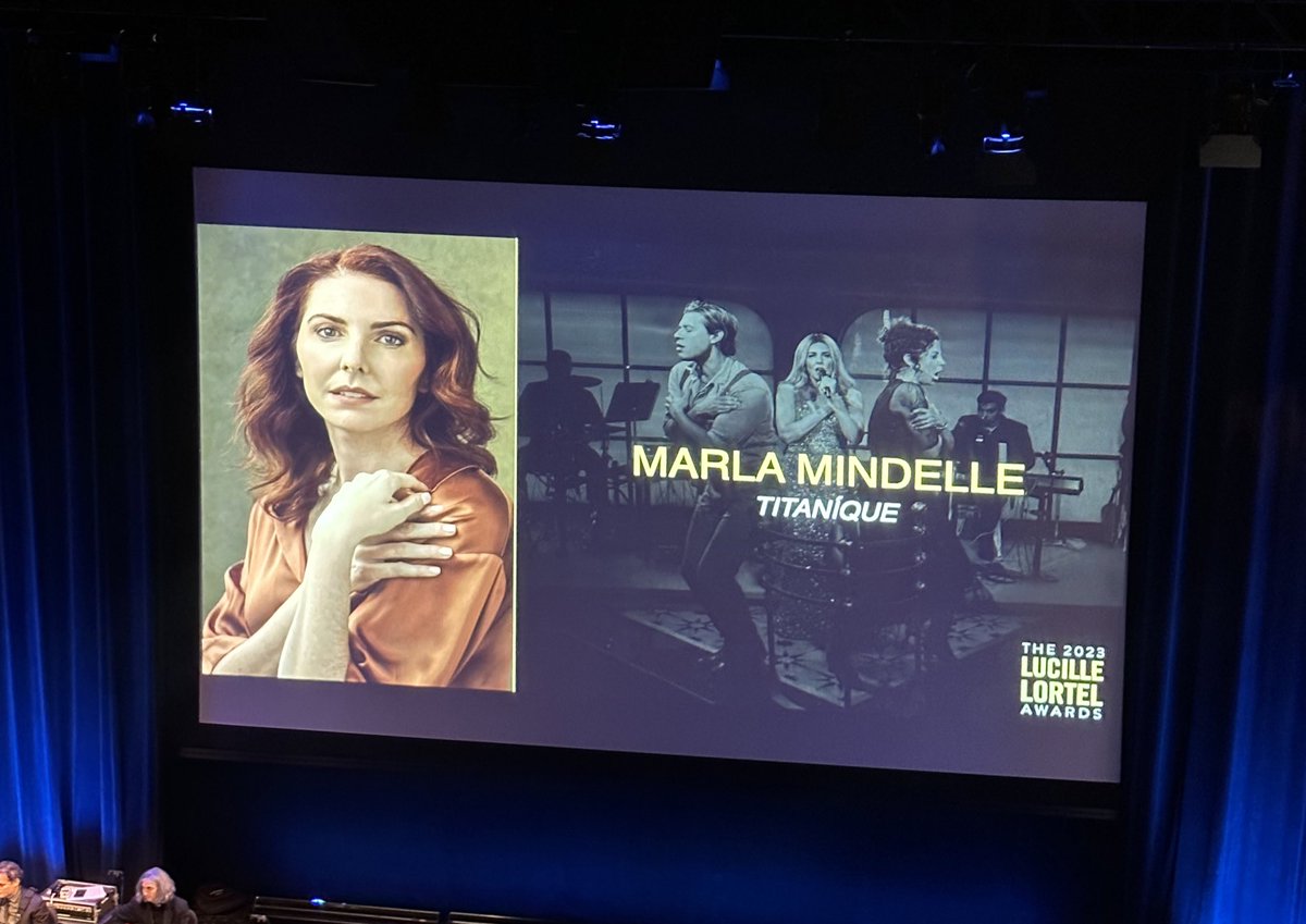 A GIFT. A BLESSING. A LORTEL WINNER! MARLA MINDELLE. #LortelAwards