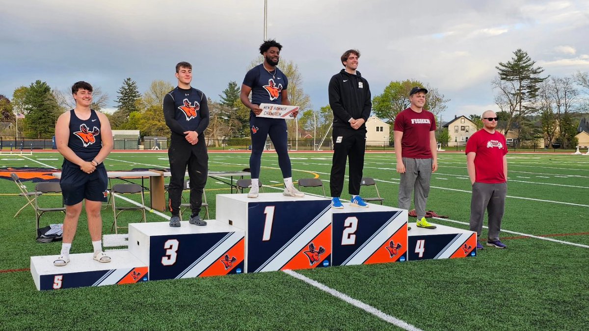 ThrowsCoachJim's tweet photo. Utica Throws cleaned up at the 2023 Outdoor Empire 8 Championships!
.
22 made the podium, men swept ALL 4 throws 1st, women won 1 & grabbed 2nd in 2 others! We even had the Torchbearer award!
.
#UTICAthrows
#weareUTICA
#missedthewomenjavelinpodium https://t.co/8HpEg5z16e