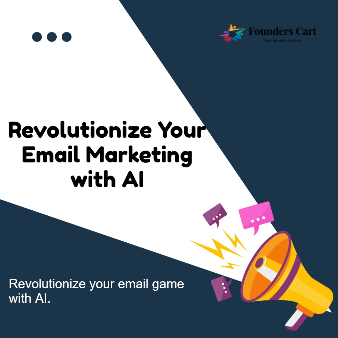 FoundersCartcom's tweet photo. 🤖📧 Want to skyrocket your email marketing engagement and conversion rates? 🚀 Check out our latest blog post on how Artificial Intelligence can take your campaigns to the next level! 🔥👉 #AI #EmailMarketing #BusinessGrowth https://t.co/AIiPAXyOig