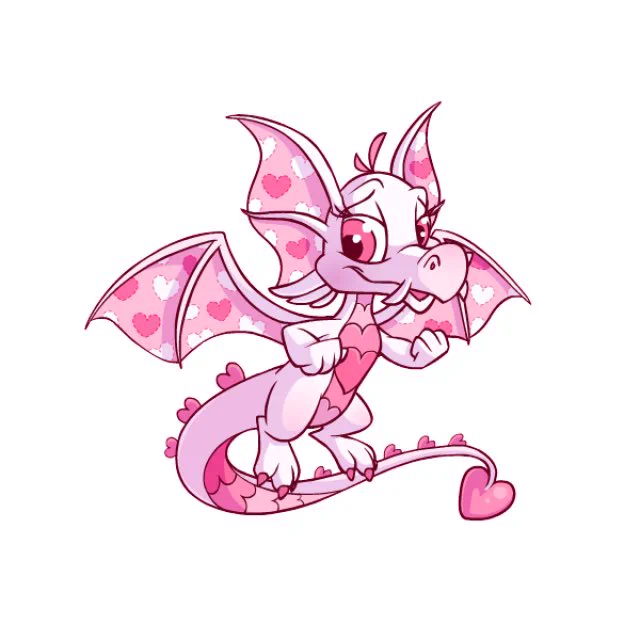 the new valentine colour for neopets is so cute but idk whether to get a babbit or another draik RAAAHFKDJM