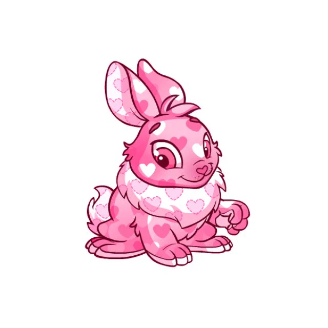 the new valentine colour for neopets is so cute but idk whether to get a babbit or another draik RAAAHFKDJM